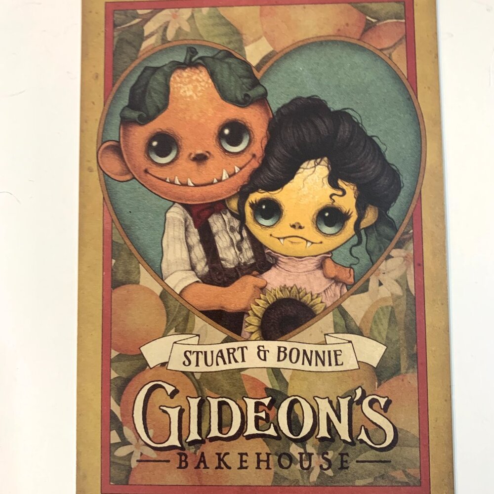 Gideon's Bakehouse Menu Card September Stuart & Bonnie 2023 Disney Springs New